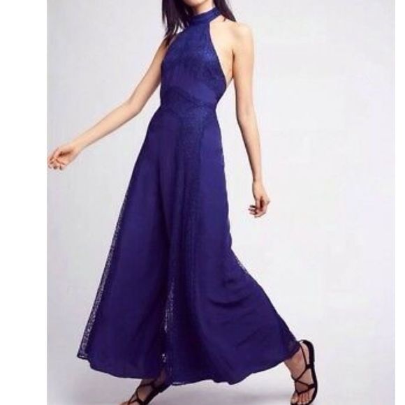 Free People Pants - NWT Free People Sweet Talkin’ Halter-Neck Jumpsuit